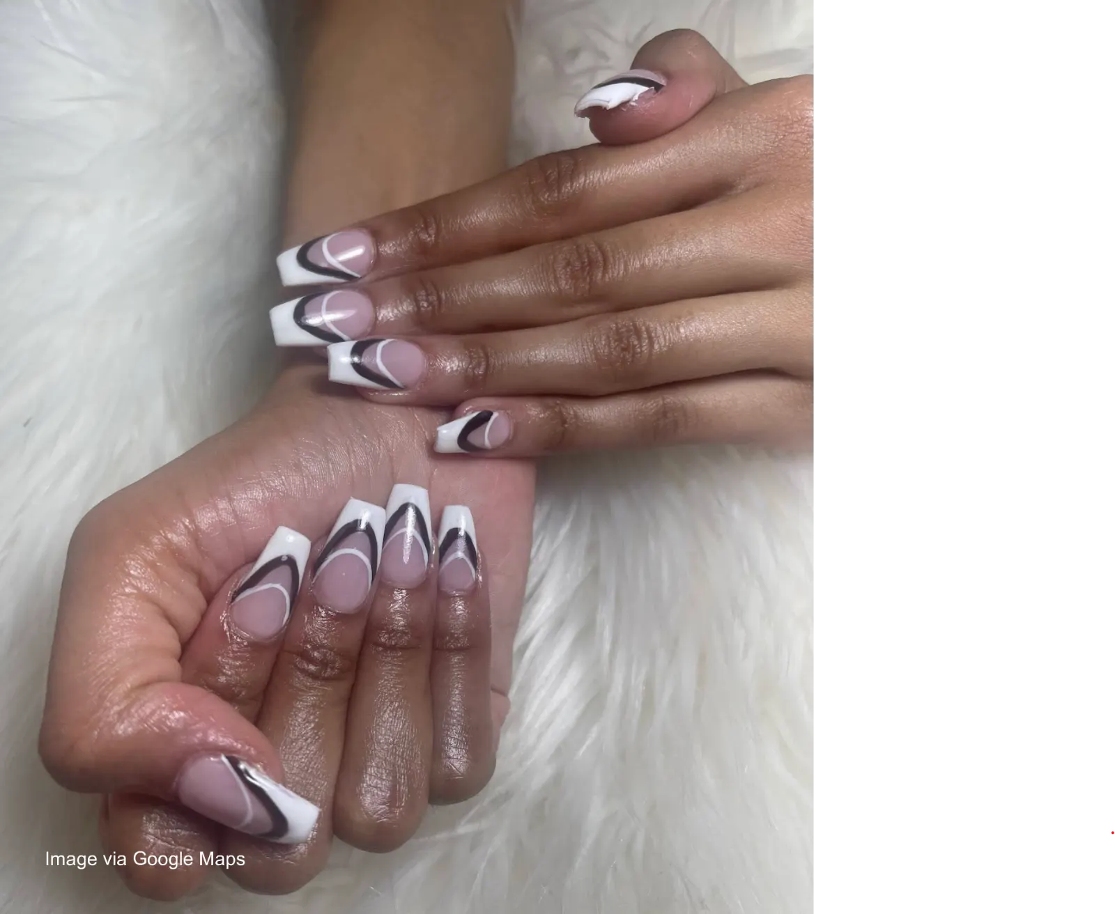 Night Light Nail Salon Design nail art design